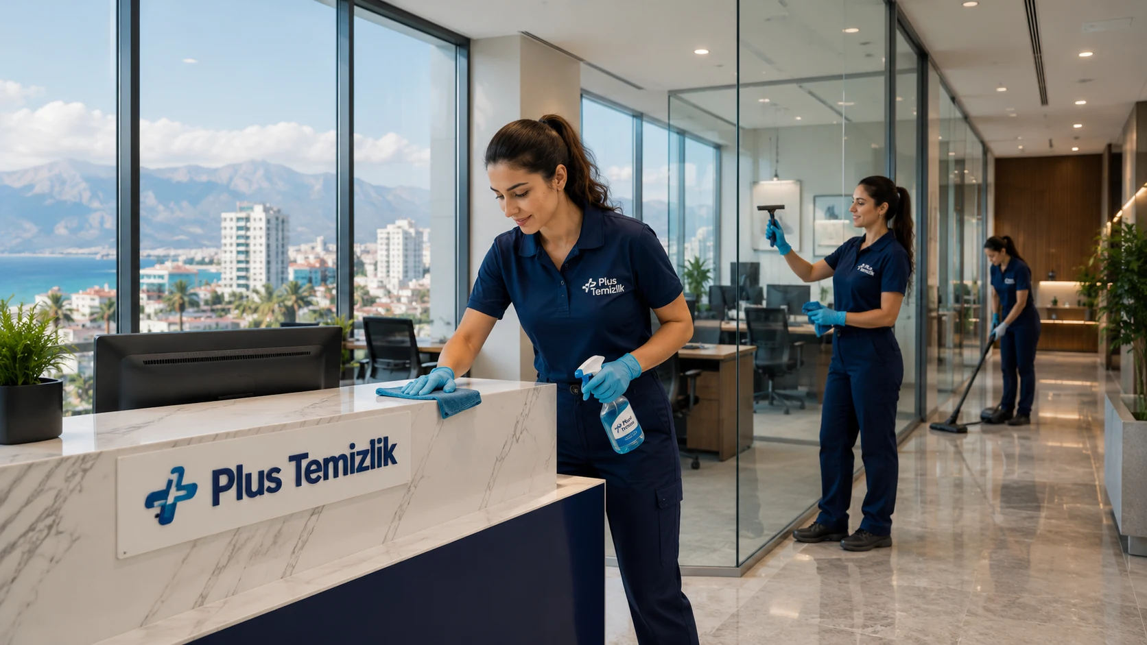 Antalya Ofis Temizliği Hizmeti Antalya ofis temizliği çalışma alanı